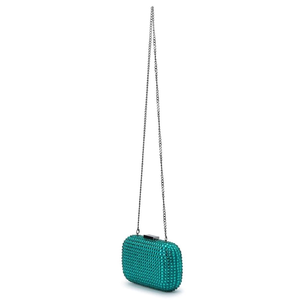 Olga Berg Emerald Clutch